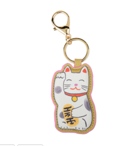 Lucky Cat Bag Charm