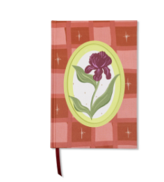 FRAMED FLORAL JOURNAL- IRIS