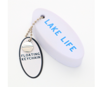 Floating Keychain White Lake Life