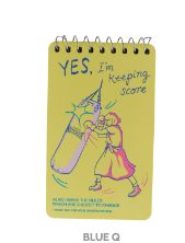Spiral Notebook 3x5 by Blue Q