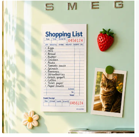 Check Please! Shopping ListNotepad