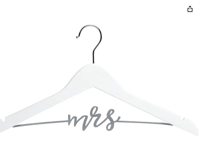 Mrs. Wedding Dress Hanger