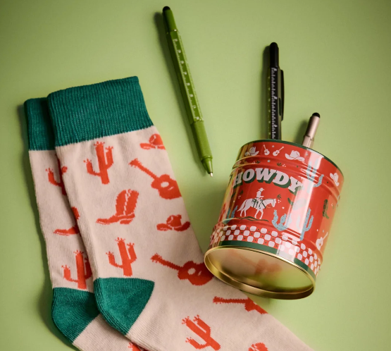 Socks in a Can HOWDY