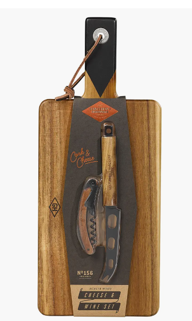 Cheese & Wine Set with Knife & Bottle Opener