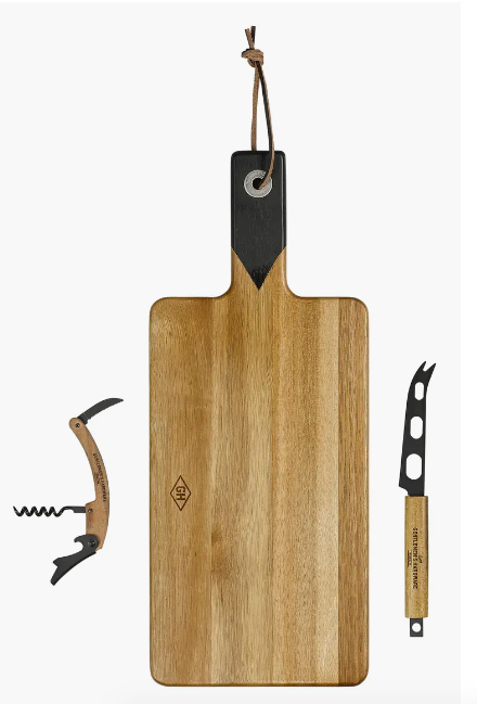 Cheese & Wine Set with Knife & Bottle Opener
