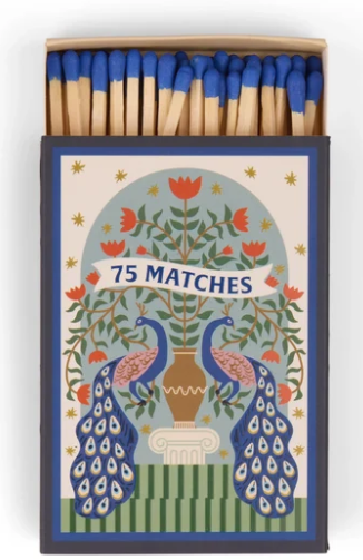 A DOPO BOXED MATCHES "PEACOCK"