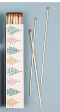 Slender Box Matches Christmas Trees