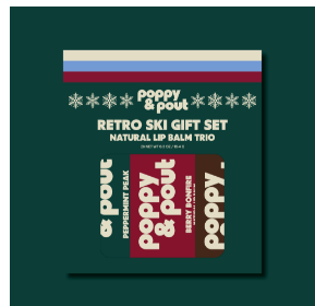 Limited Edition, Lip Balm Trio, Retro Ski