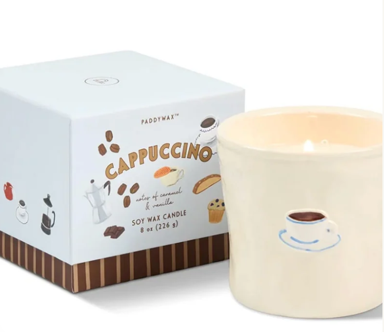 Bistro Ceramic with Embossed 8 oz CAPPUCCINO