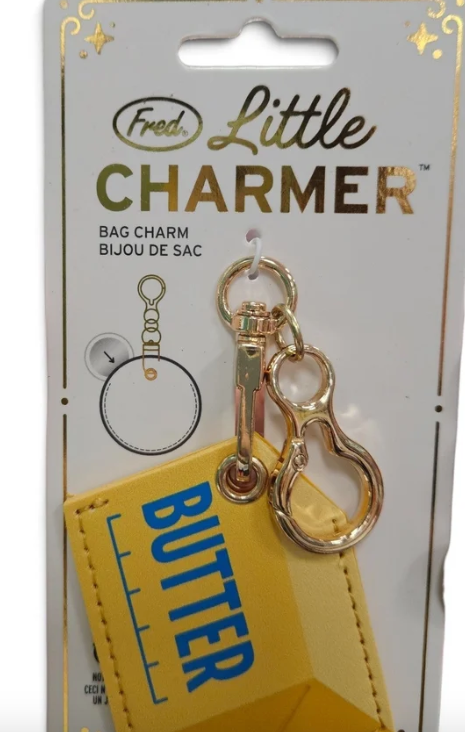 Little Charmers Butter Bag Charm & AirTag Holder