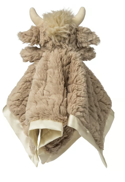Putty Nursery Highland Cow Character Blanket