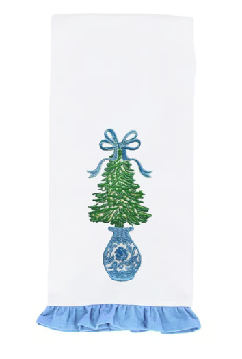 Tea Towel Winter Pines Tree