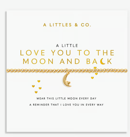 A LITTLE | LOVE YOU TO THE MOON AND BACK