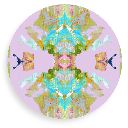 Stained Glass Lavender | Laura Park Tart Coaster Set of 2