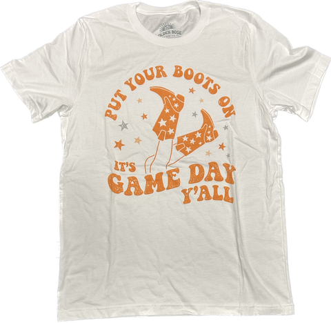 Put Your Boots On Tee