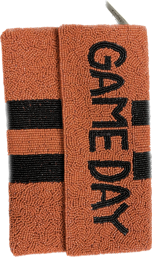 Game Day beaded purse