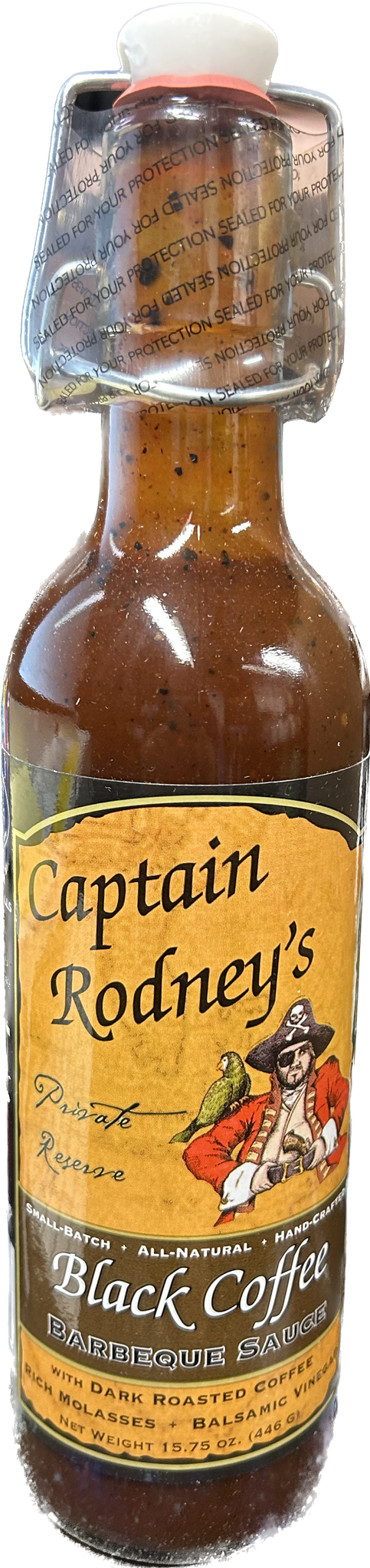 Captain Rodney's Private Reserve Black Coffee BBQ Sauce