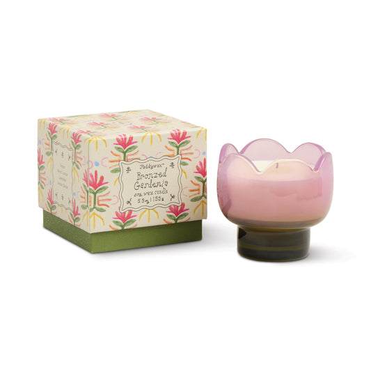 TULIP GLASS PURPLE - BRONZED GARDENIA