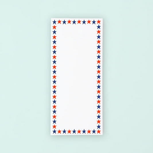 4th of July Stars Lists Pad