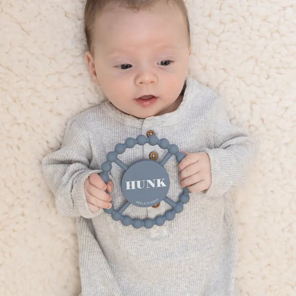 Hunk Blue Happy Teether