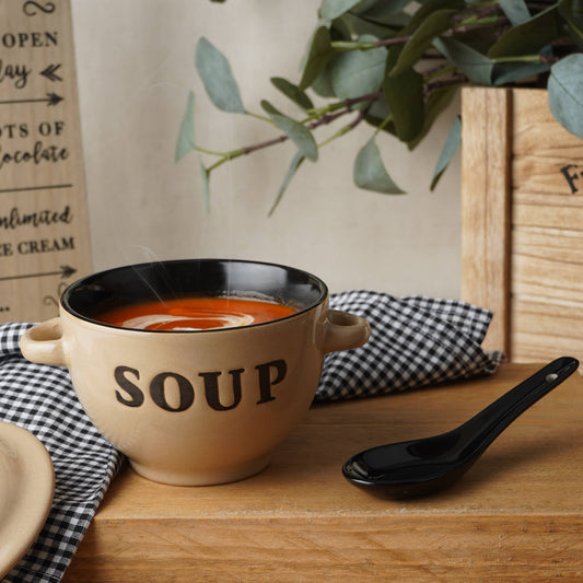 Cream Soup Bowl and Spoon Sets