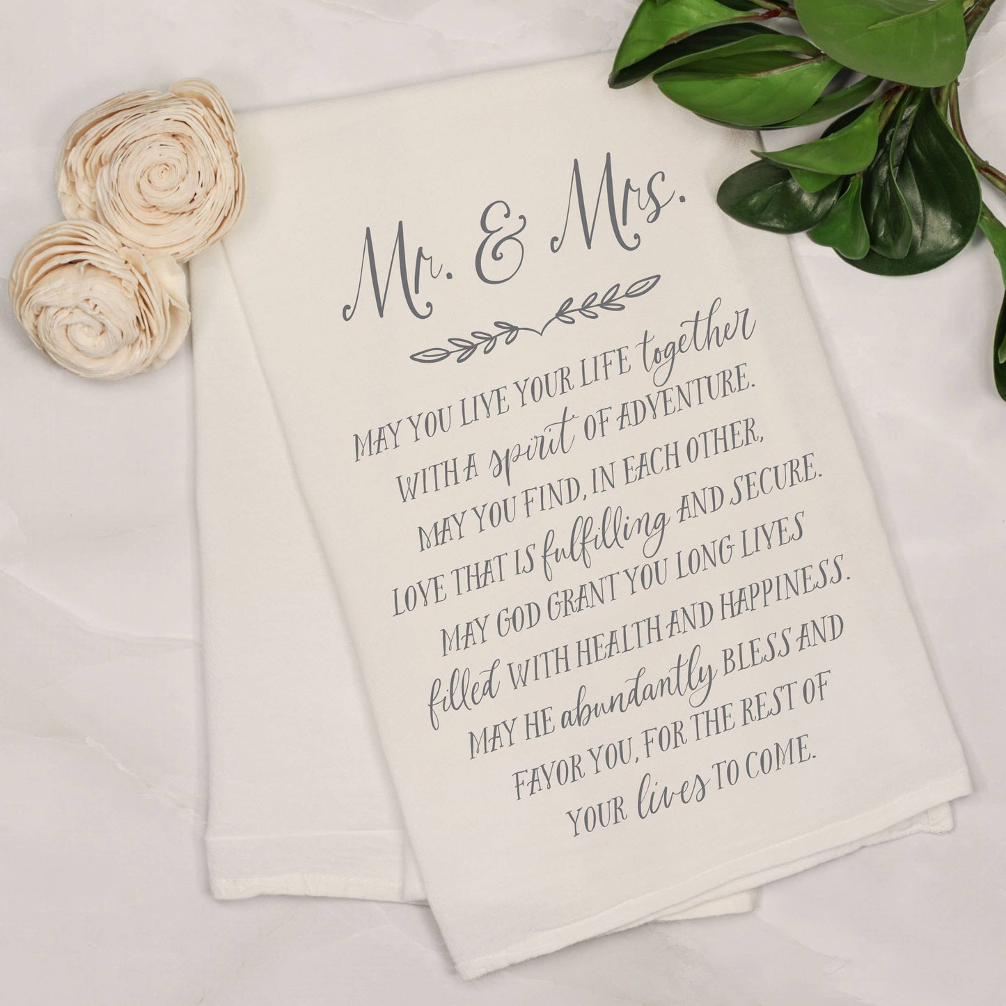 Mr & Mrs Tea towel