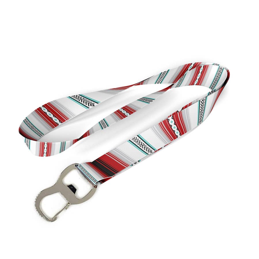 Bottle Opener Lanyards: Serape