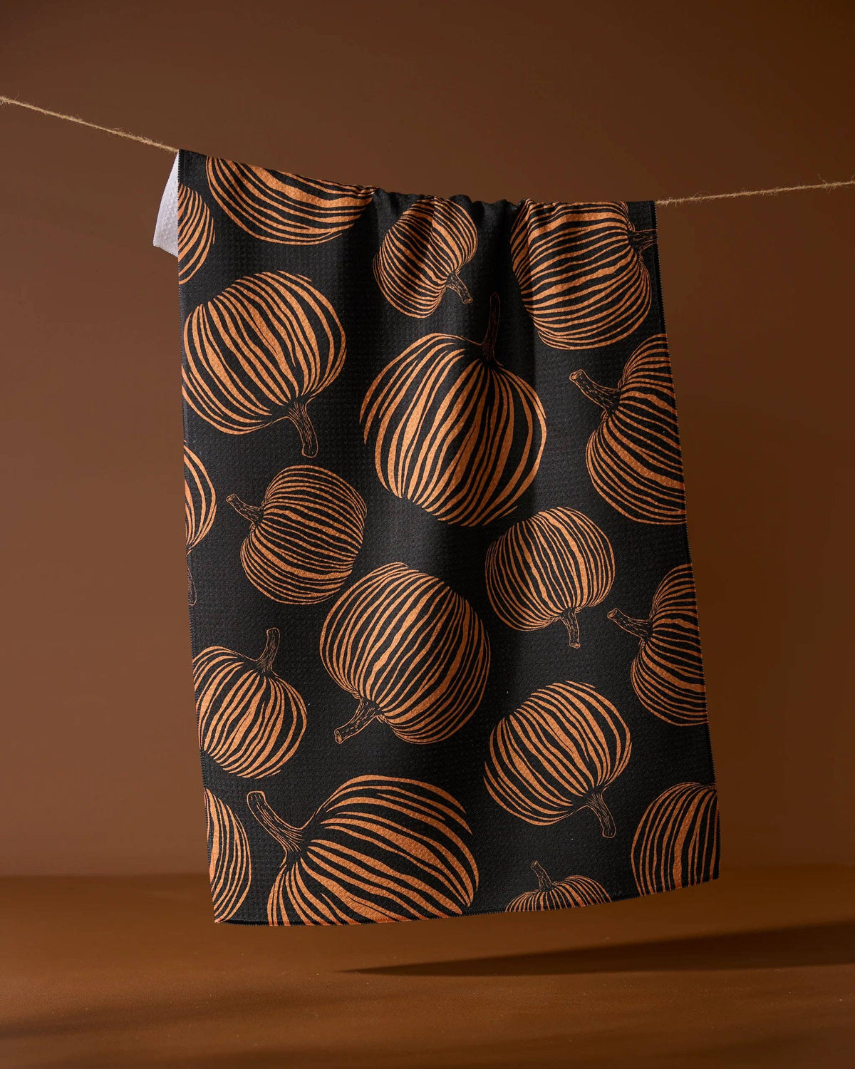 Pumpkin Noir Tea Towel