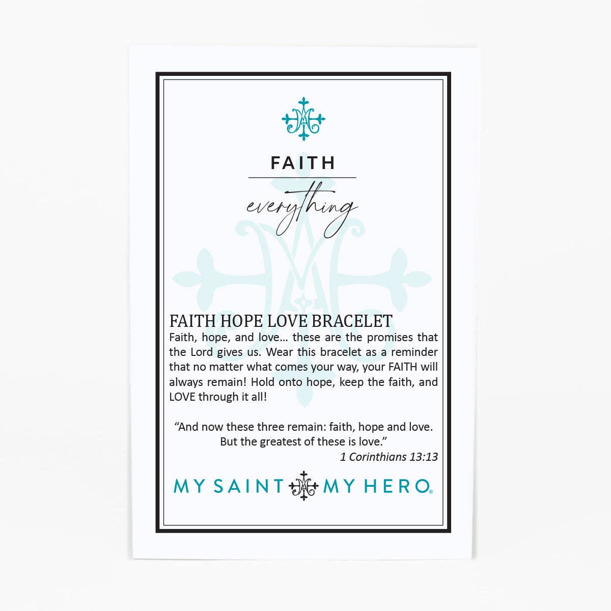 Faith Over Everything Bracelet : Gold