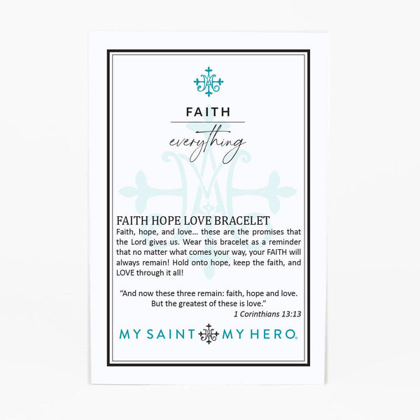 Faith Over Everything Bracelet : Gold