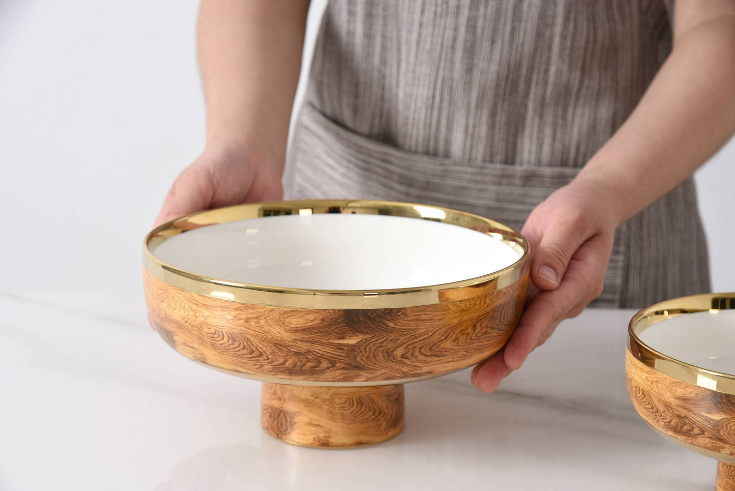 Medium Footed Bowl by Pampa Bay
