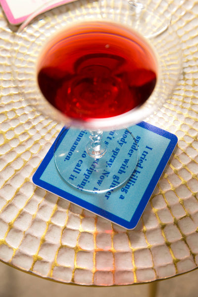 COASTER: XMAS Drink Red