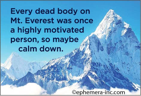 MAGNET-Every dead body on Mt. Everest was once a...