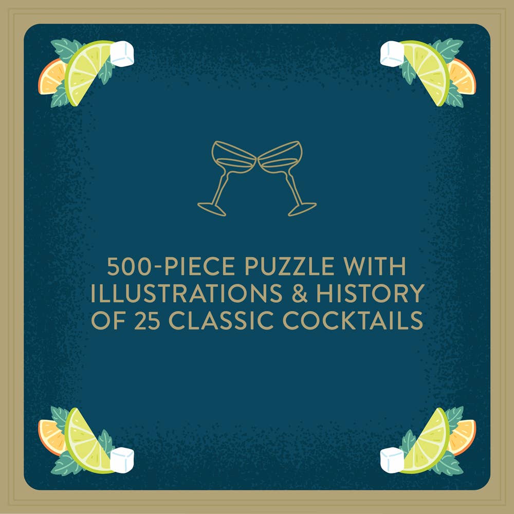 Cocktail Lover's 500-piece Jigsaw Puzzle