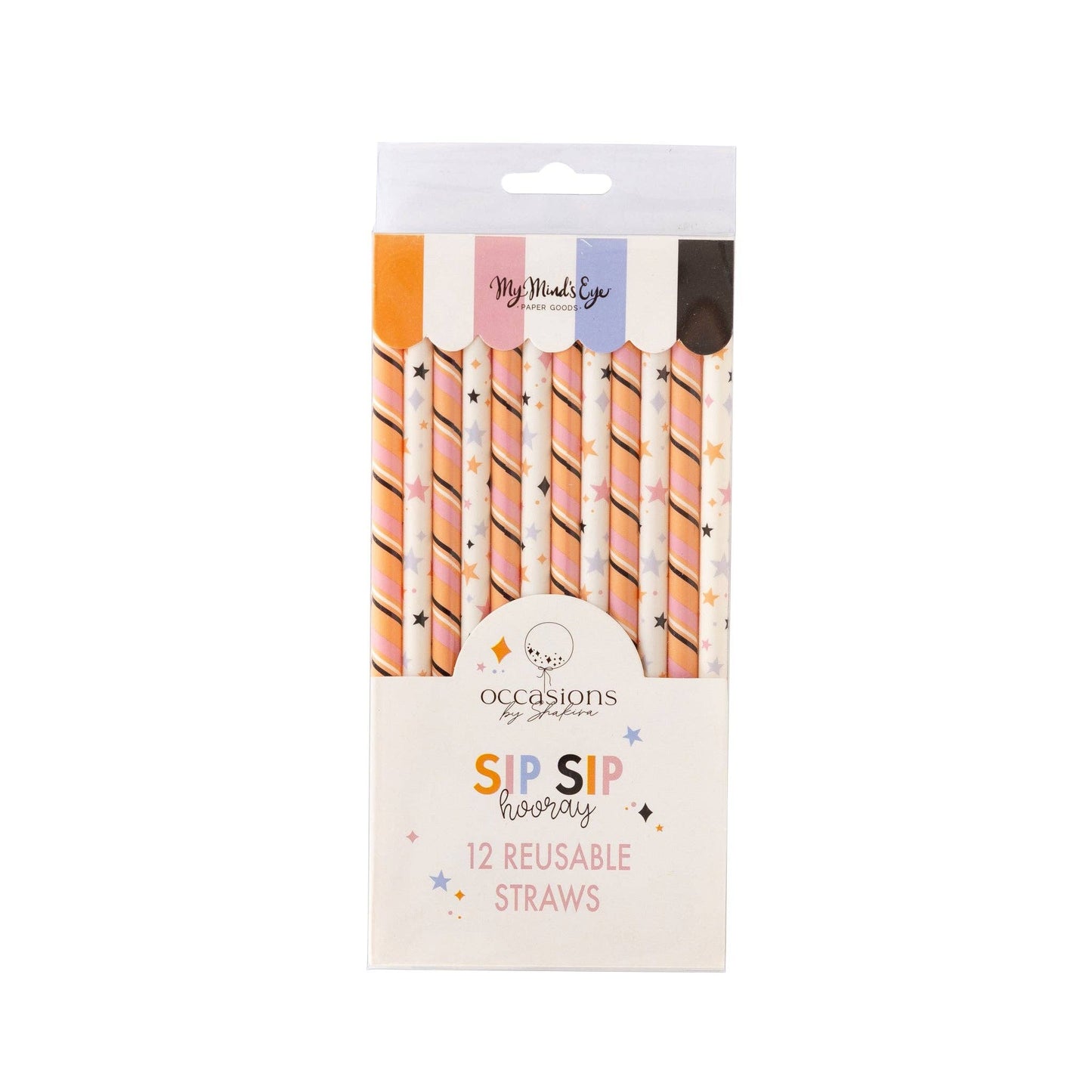 Spooky Reusable Straws 12ct