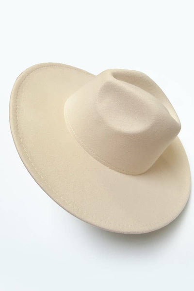 VINTAGE PLAIN FEDORA HAT LAVENDER