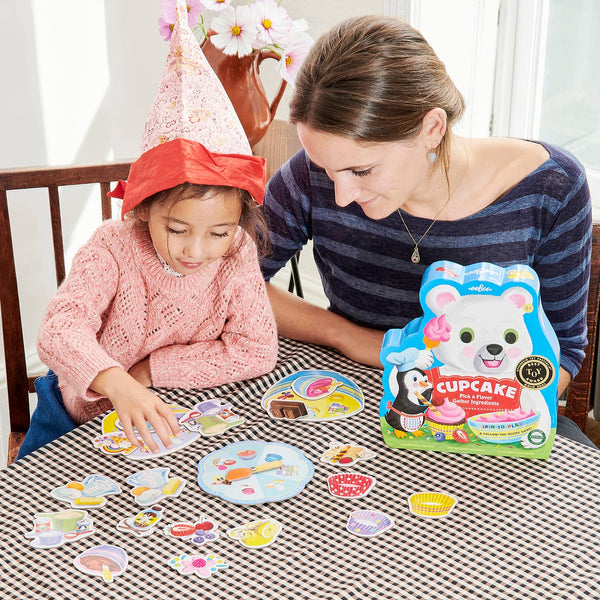 Cupcake Shaped Spinner Game