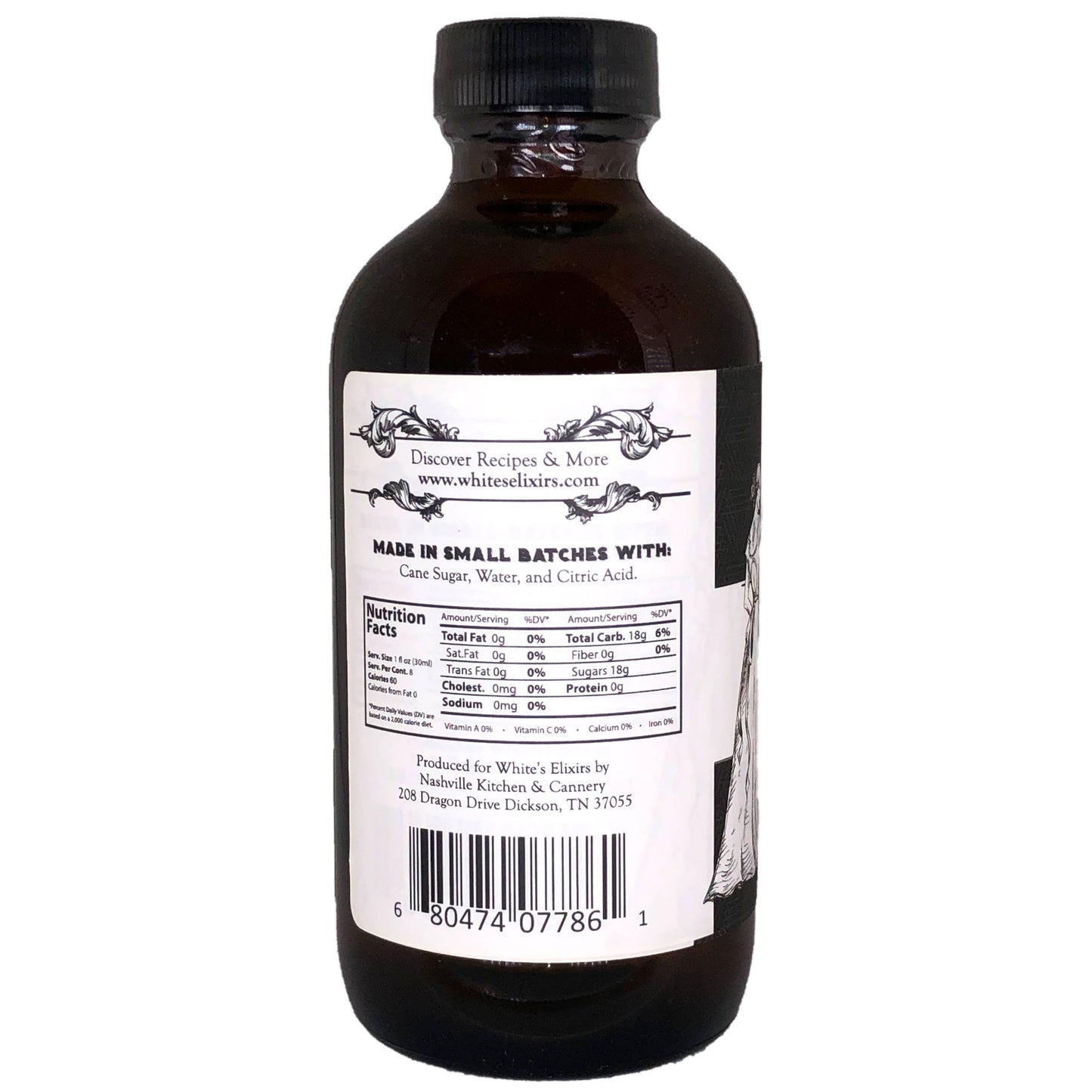 White's Elixirs Simple Syrup Cocktail Mix: 8oz