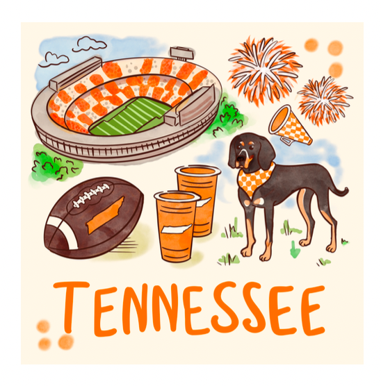 Tennessee Icons Sticker