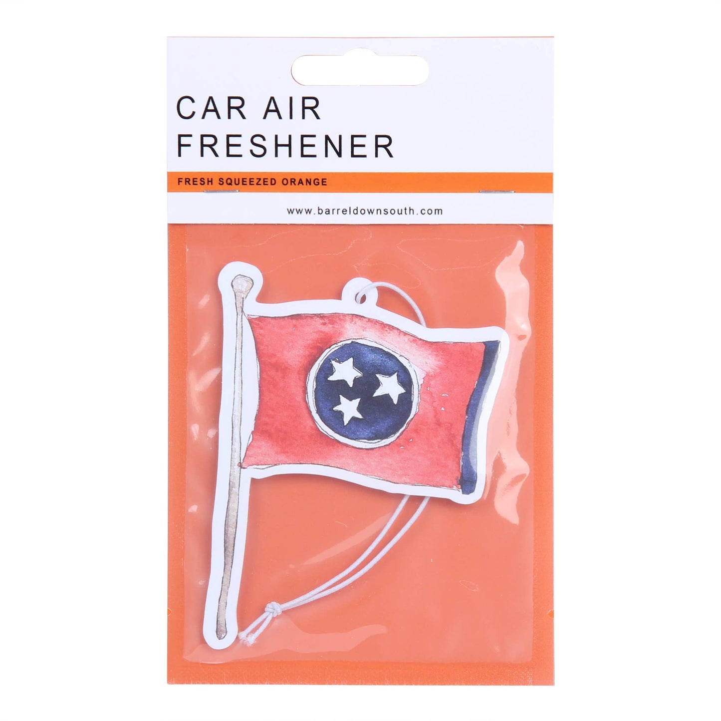 Tennessee Tri Star Flag Car Air Freshener