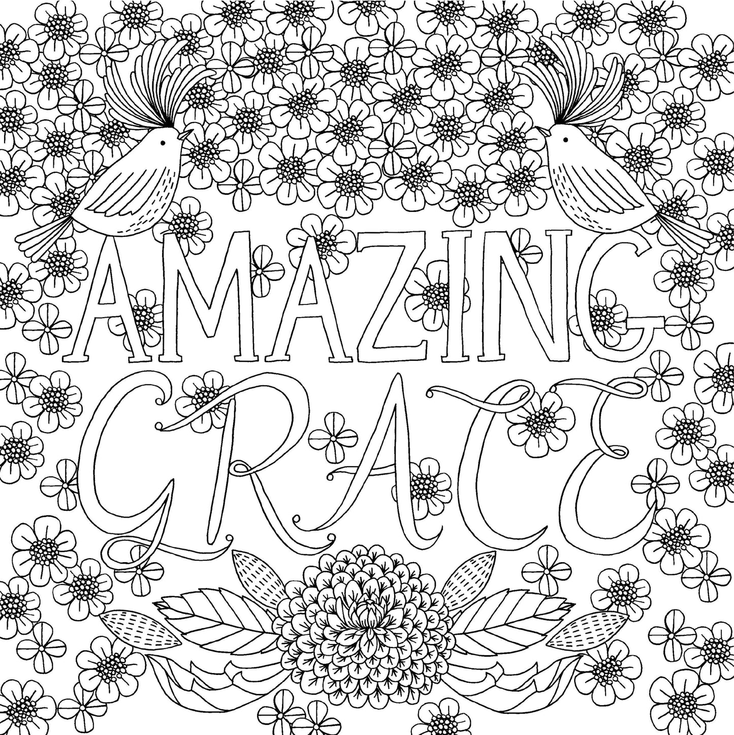 Color Me Blessed Artist's Coloring Book