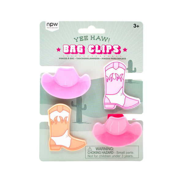 Western Kitchen Chip Bag Clips-4 Pack