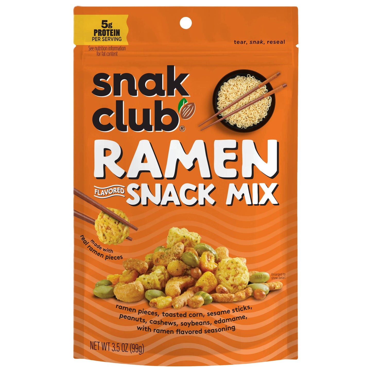 Snak Club Ramen Snack Mix 3.5oz