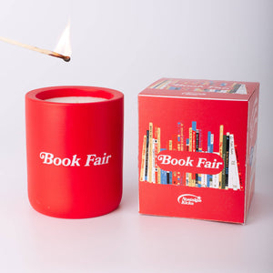 BOOK FAIR Candle