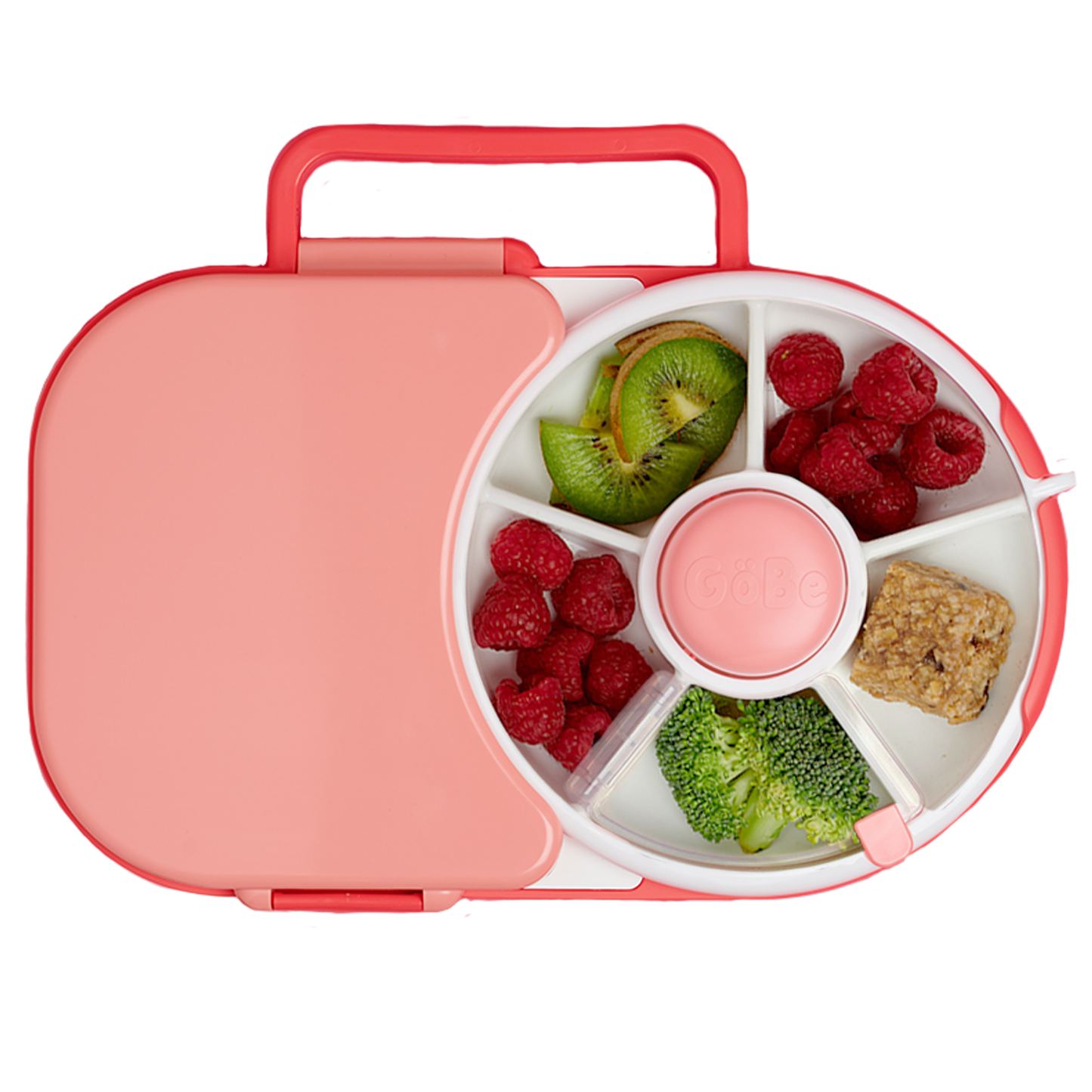 GoBe Kids 2-in-1 Lunchbox with Small Snack Spinner Flip: Sage Green