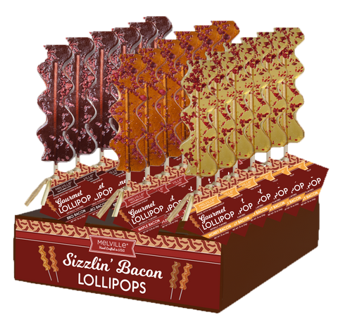 Melville Lollipops Sizzlin Bacon