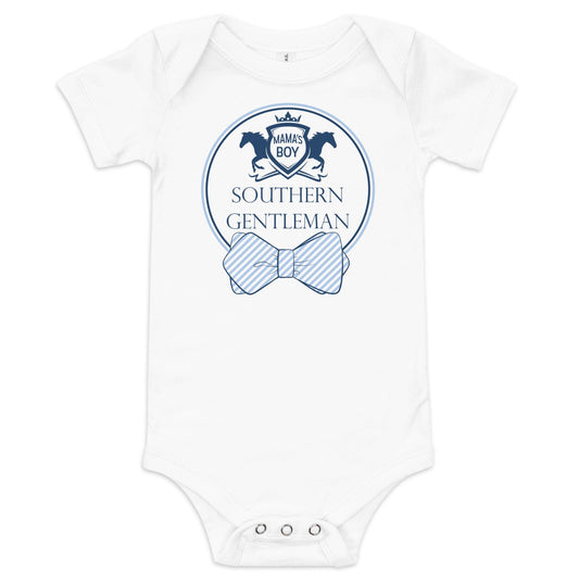 Southern Gentleman Onesie: 3-6 Mos