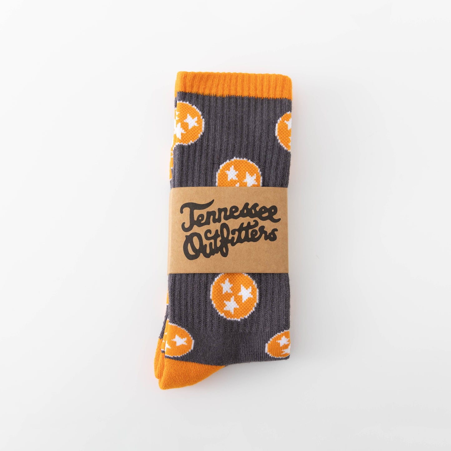 Smokey Gray Tri star Tennessee Outfitters Sock