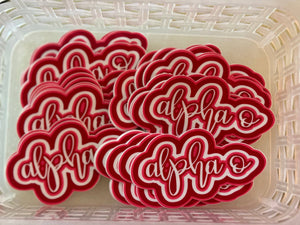 Alpha Omicron Pi Sorority Decal