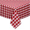 Tango & White Checkers Tablecloth - 52 x 52"